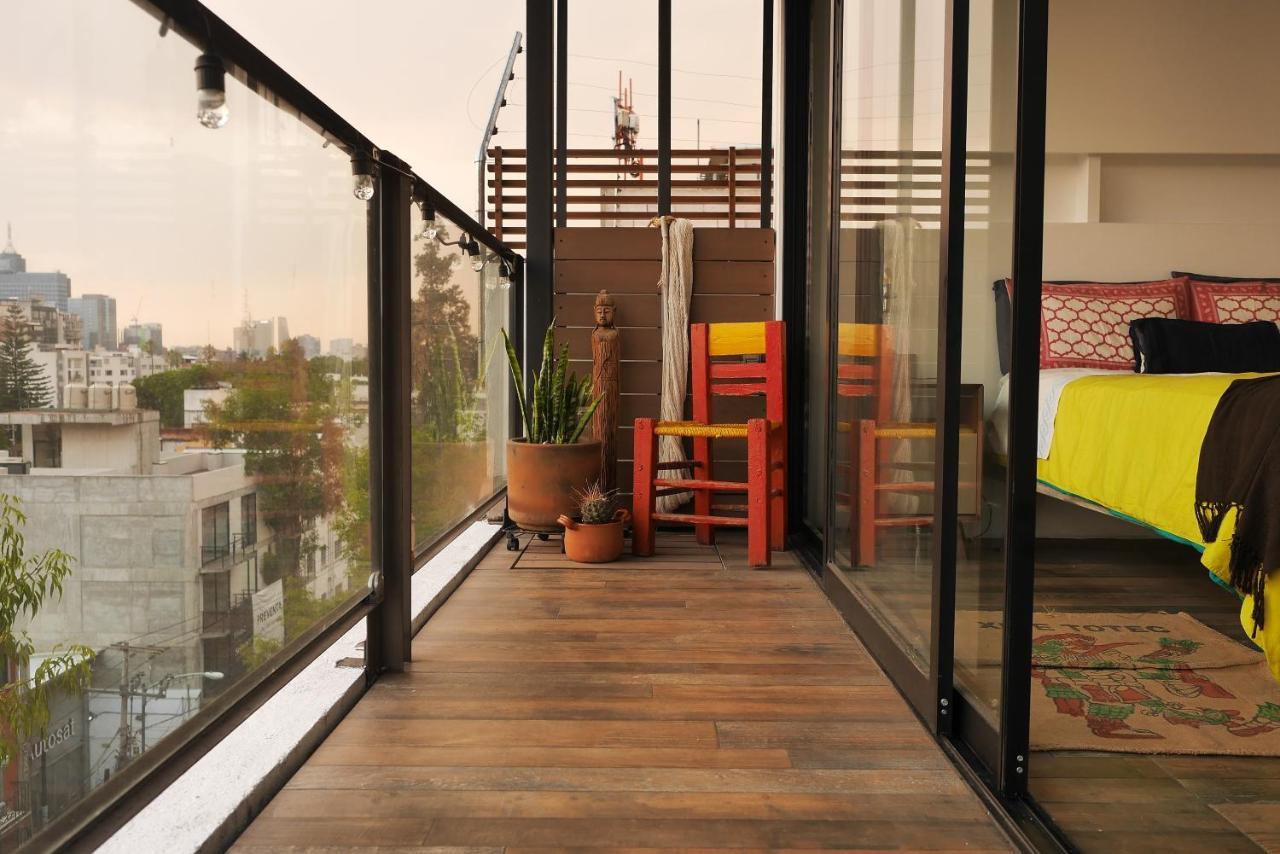 Loft Remedios - Penthouse Cdmx - Areas Comunes Compartidas Kota Meksiko Bagian luar foto